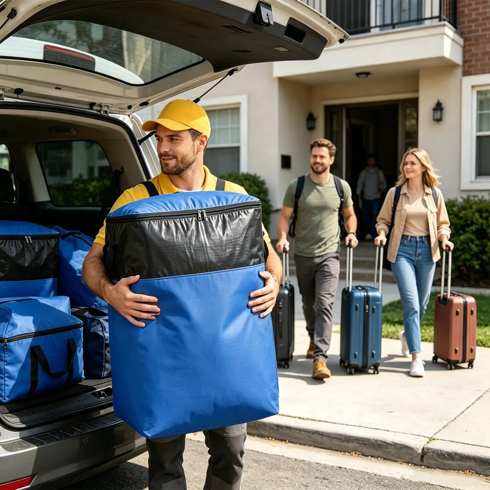 140L Moving Bags Large Clothes Packing Container Closet Storage Bags For Travel College Camping Dorm Bedroom Basement, Laundry ﻿ Peaceful Pleasures Health and Wellness