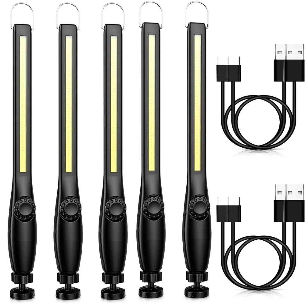 COB LED Magnetic Work Light USB Rechargeable 700 Lumen Torch