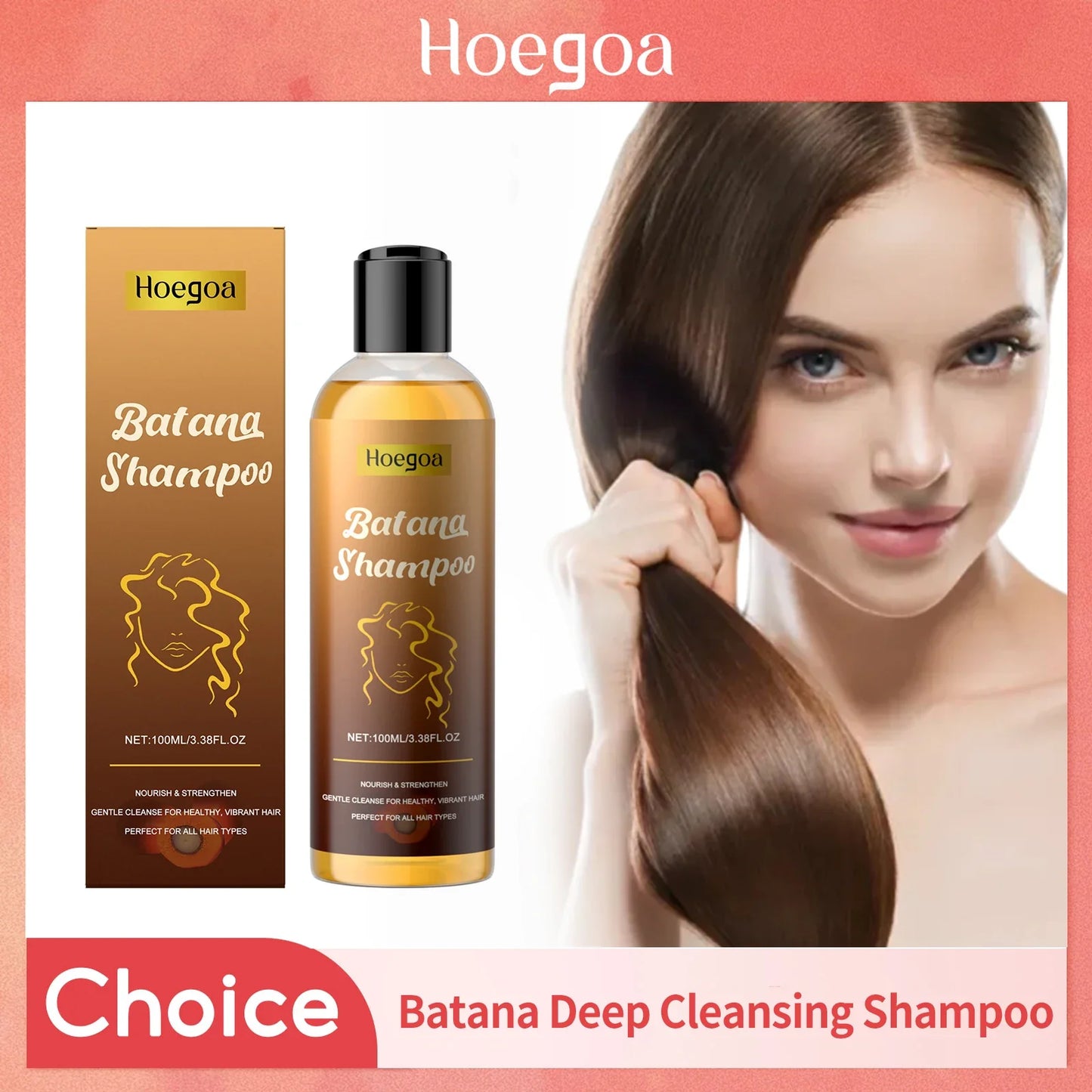 HOEGOA Batana Oil Shampoo – Nourishing Scalp & Hair Growth