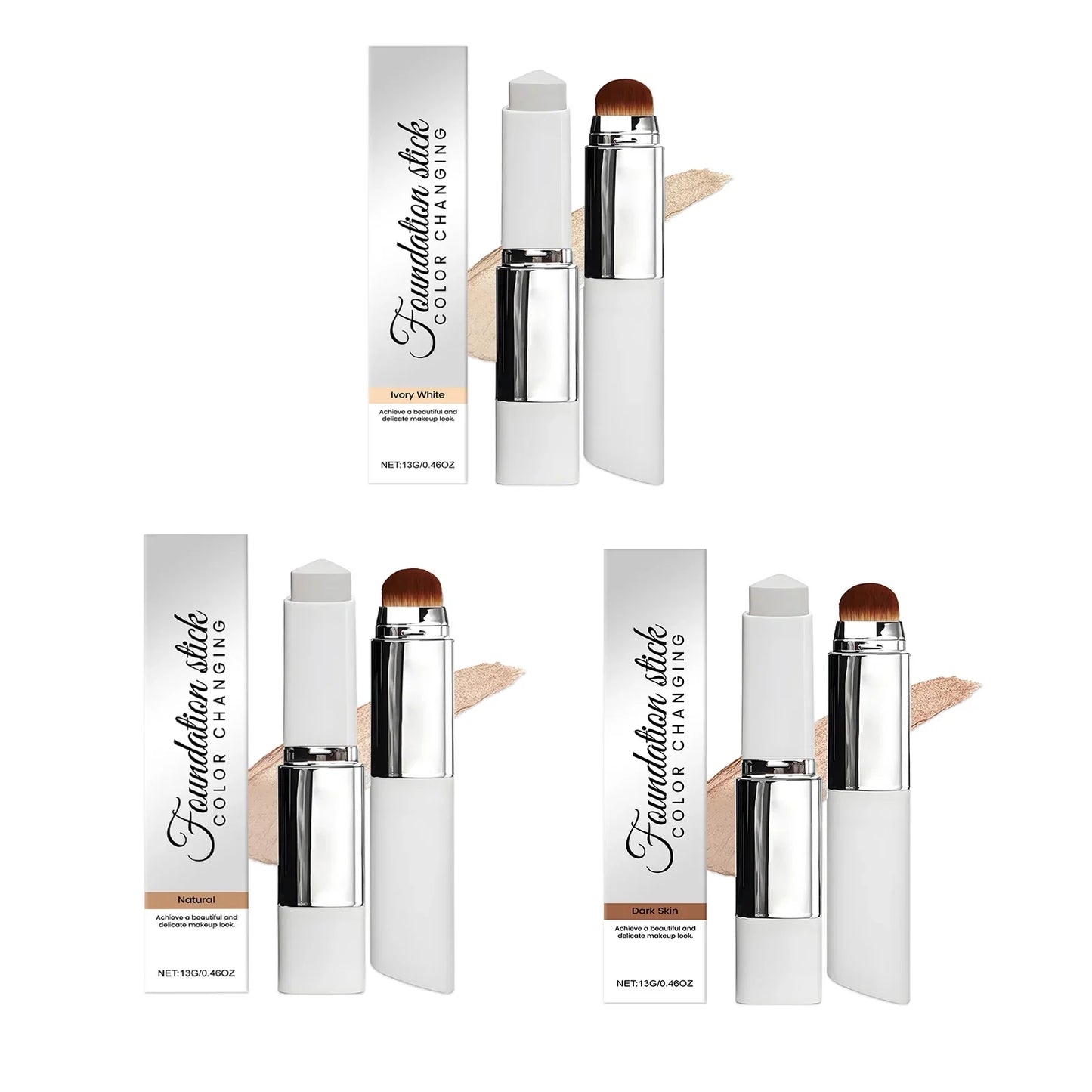 2-in-1 Color-Changing Foundation & Concealer Stick | Full Coverage