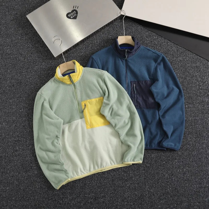 Couples Matching Half-Zip Fleece Pullover Sweatshirt | S–XL