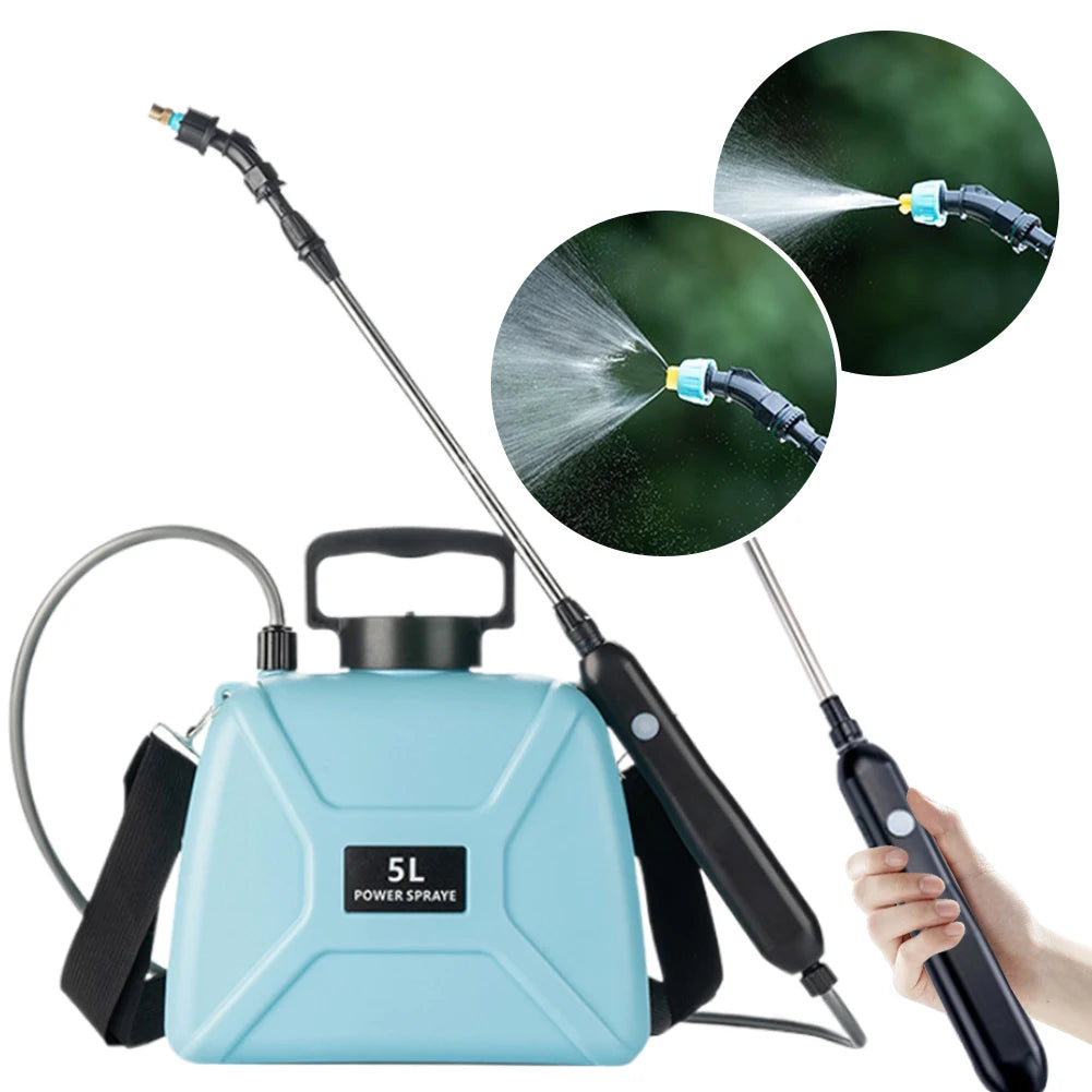 5L Electric Garden Sprayer – 2 Spray Modes, USB Rechargeable, 1800/2400mAh Peaceful Pleasures Health and Wellness