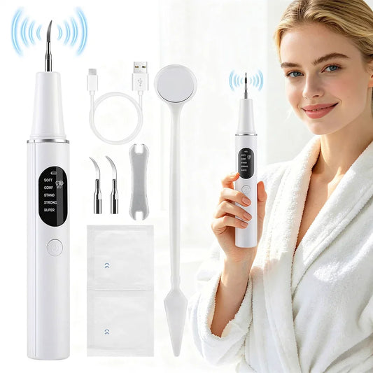 AFDEAL Sonic Teeth Cleaner 5 Modes UV Sanitizing IPX6 Sonic Teeth Cleaner Oasis Select