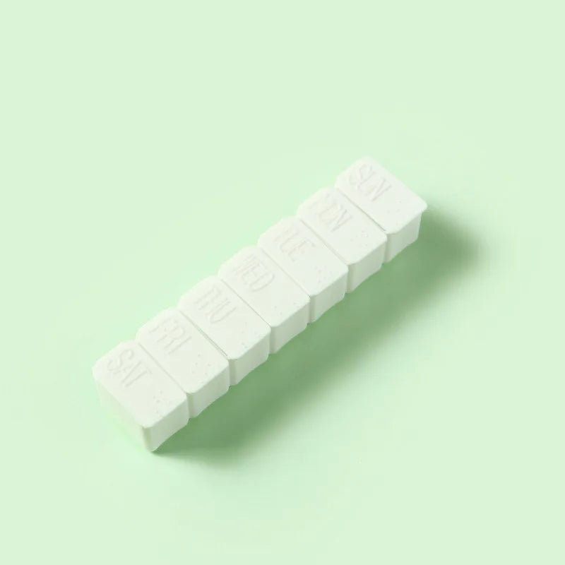 Weekly Pill Organizer – 7-Day Travel Tablet Dispenser Case