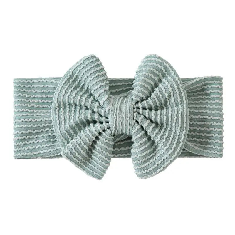 Soft Nylon Baby Bow Headbands – Newborn to Toddler Girls