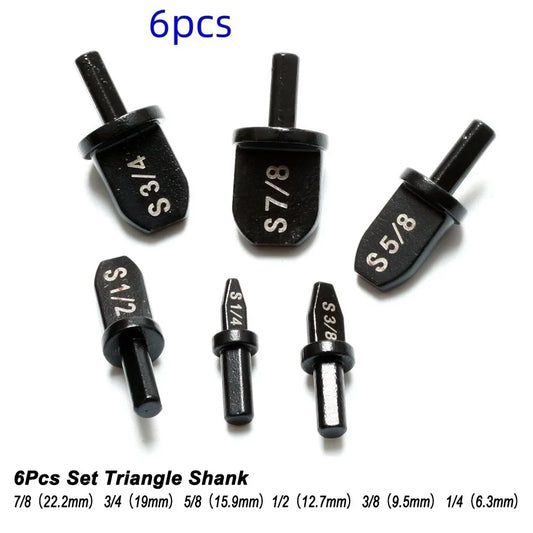 6pc Hex Tube Expander Set – HVAC Copper Pipe Swaging Tool Kit Peaceful Pleasures Health and Wellness A 6Pcs Triangle