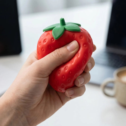 Super Jumbo Strawberry Squishy Toy Slow Rising Simulated Strawberry Antistress Anti-Anxiety Fidget Toy for Adults Friends Gifts Peaceful Pleasures Health and Wellness