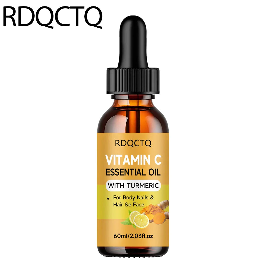 Turmeric & Vitamin C Leave-In Hair Oil – Frizz & Shine 40/60ml