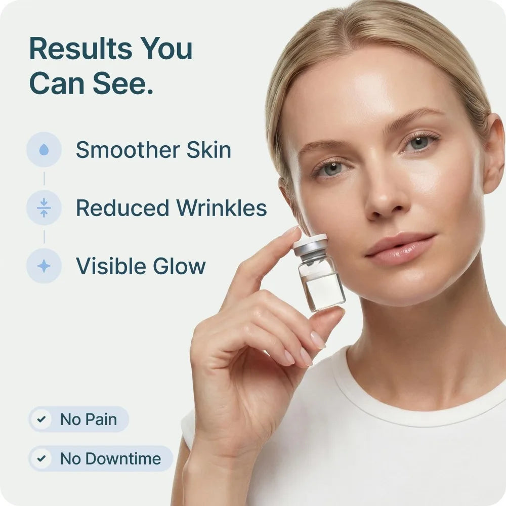 Complete Facial Care Kit 2 Tools & 6 Essence Bottles Hydrate Nourish Firm Skin Reduce Fine Lines Anti-Aging Collection Peaceful Pleasures Health and Wellness