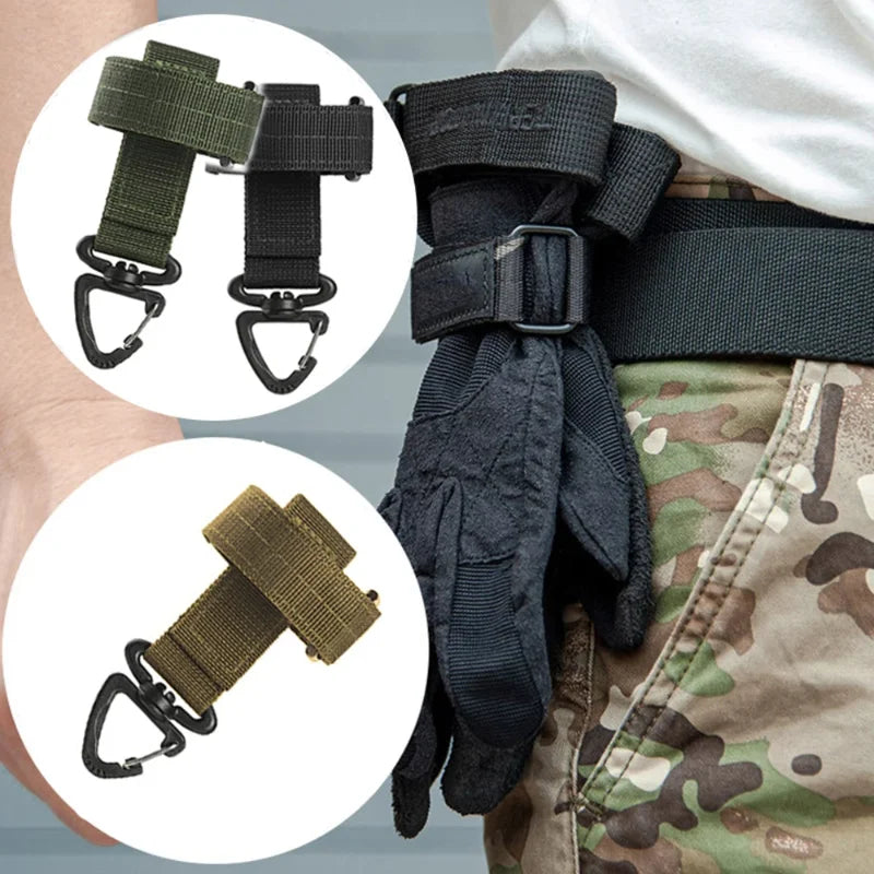 Outdoor Tactical Multi-purpose Nylon Hook Gloves Safety Clip Climbing Rope Camping Hanging Buck for Outdoor Camping multitool Peaceful Pleasures Health and Wellness
