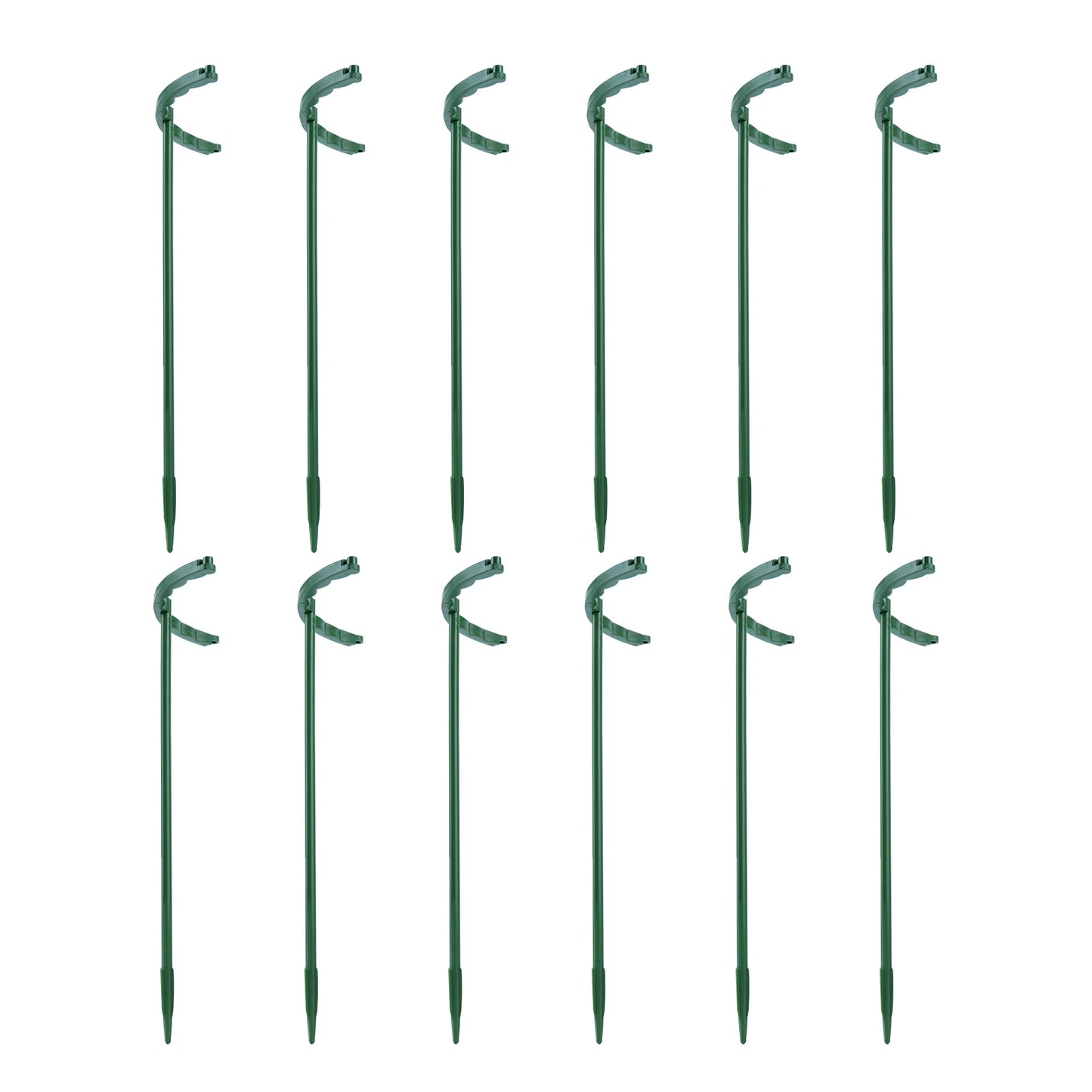 6-Pack Half-Round Plant Support Stakes – Indoor & Garden Use Peaceful Pleasures Health and Wellness 25cm United States