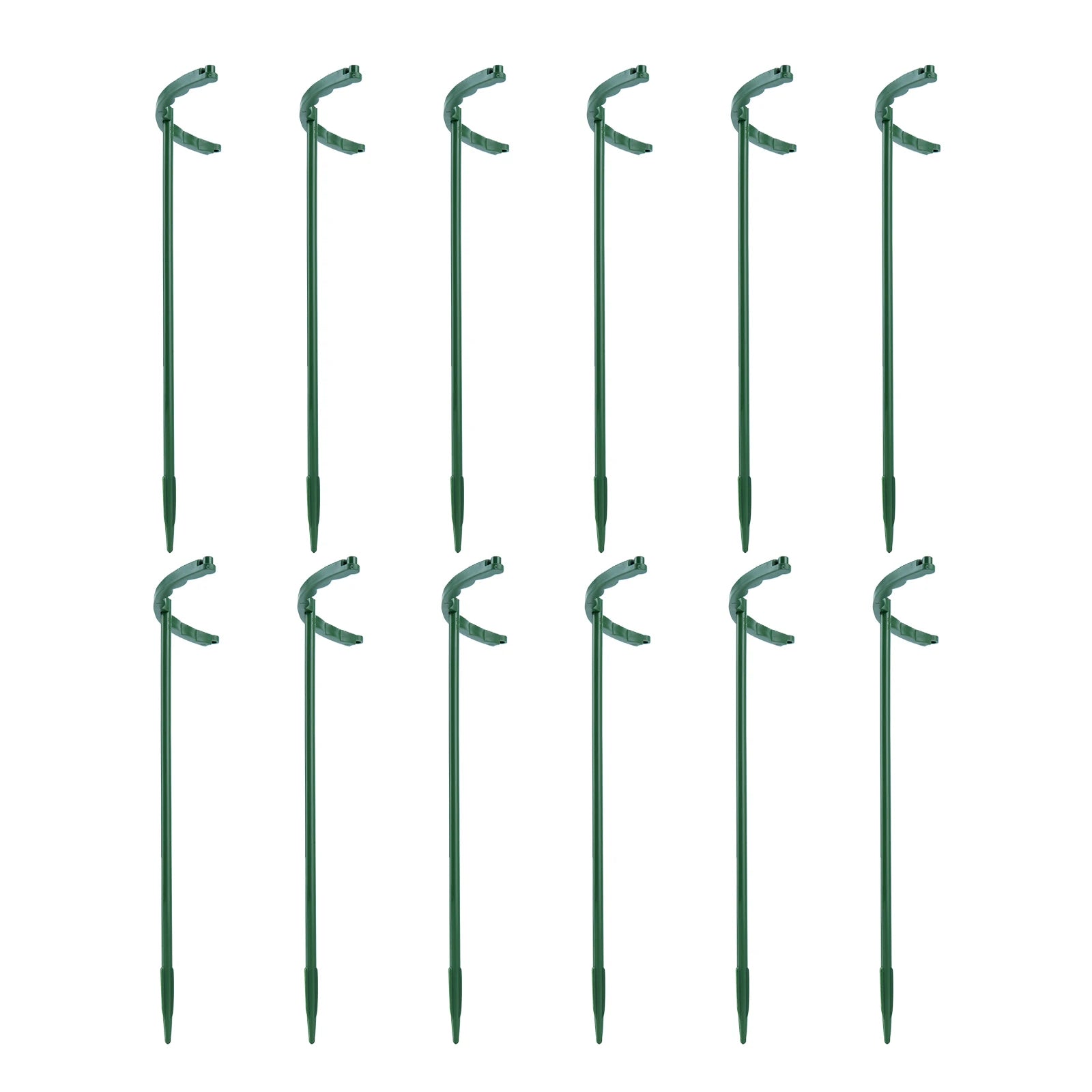 6-Pack Half-Round Plant Support Stakes – Indoor & Garden Use Peaceful Pleasures Health and Wellness 25cm United States