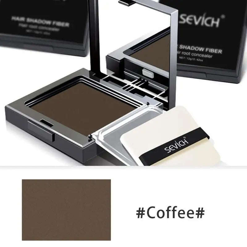 Temporary Hair Shadow Powder – Instant Hairline & Root Concealer 12g (3 Colors) Peaceful Pleasures Health and Wellness 01 coffee