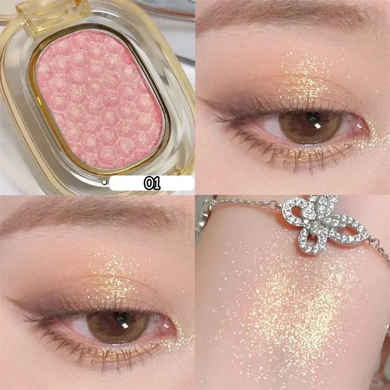 Chameleon Gradient Glitter Eyeshadow Palette | Shimmer Highlight