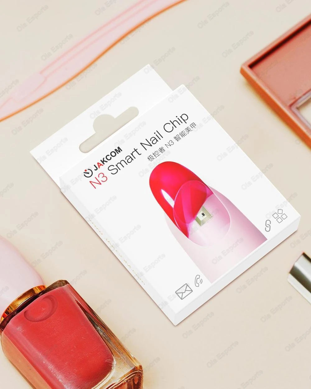 NEW NFC Smart Nail Chip SOS Virtual Call Fitness Supervision Function GPS Tracker Device Mini Tracker Smart Chip For Android IOS Peaceful Pleasures Health and Wellness Smart Nail Chip