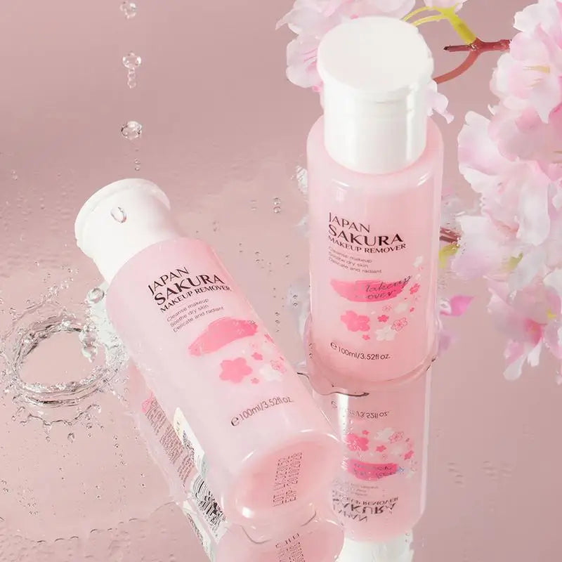Sakura 3-in-1 Makeup Remover – Face, Eye & Lip Cleanser