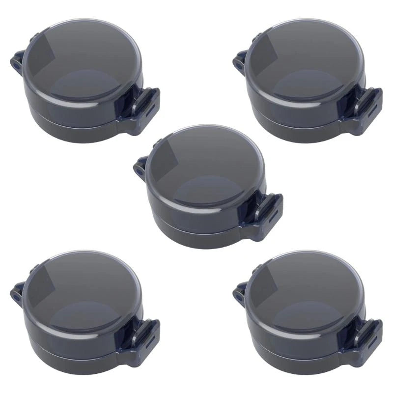 5-Pack Child Safety Deadbolt Cover | Transparent Door Lock Guard