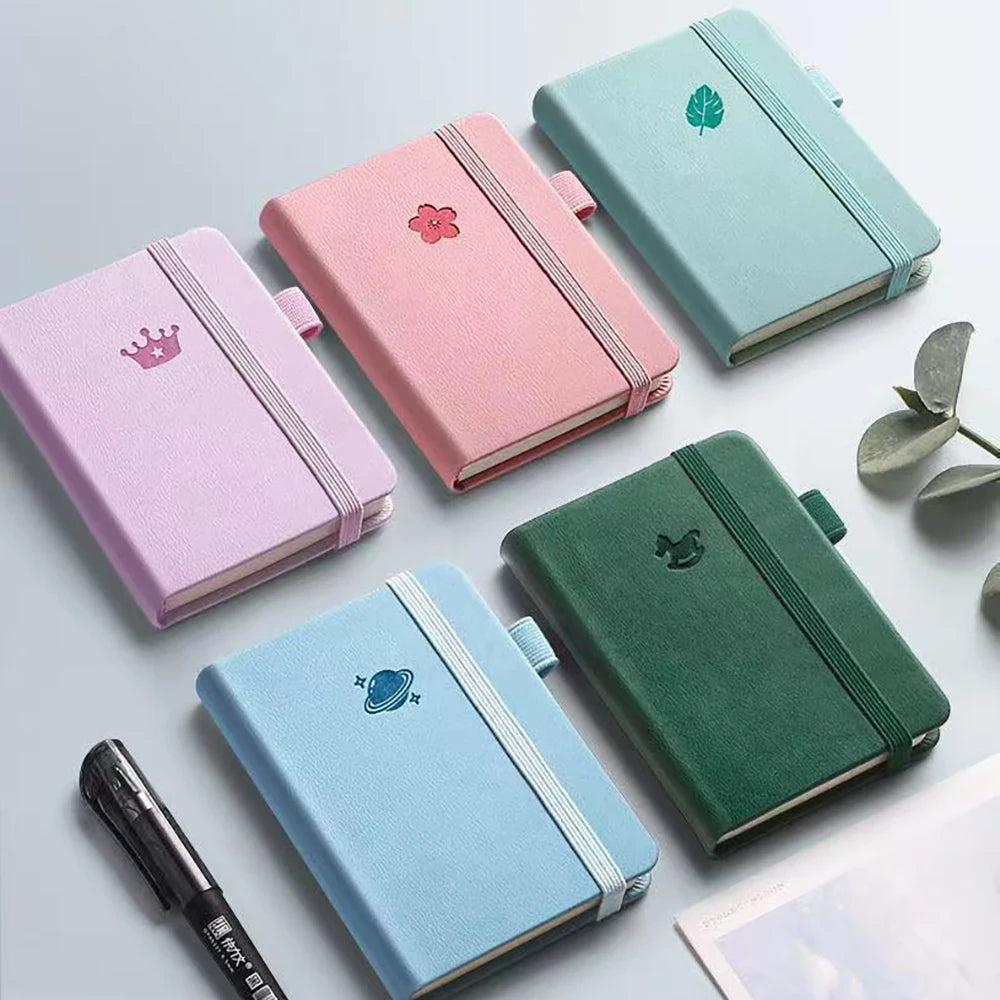 Portable A7 Minimalist Notebook Retro Series Thickened 96 Sheets Mini