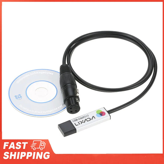 Lixada DMX512 Computer Stage Lighting Controller Dimmer USB DMX Peaceful Pleasures Health and Wellness