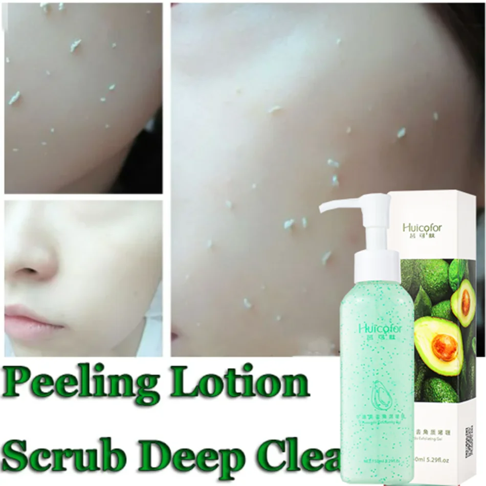 Fruit Acid Peeling Gel 120ml Facial Cleansing Exfoliating Peeling Scrub Deep Clean Acne Blackhead Remove Face Cleanser Peaceful Pleasures Health and Wellness
