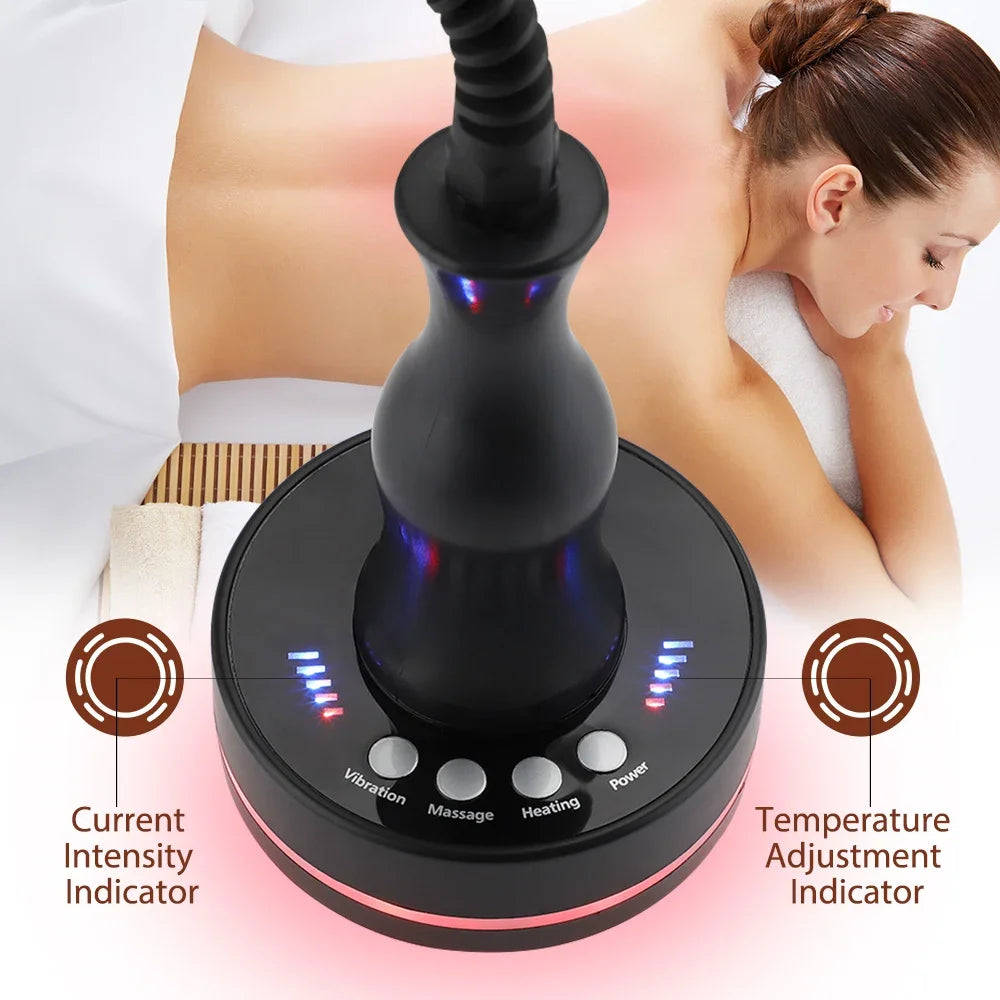 VamsLuna Electric Gua Sha Massager | Microcurrent & Heat Body Tool