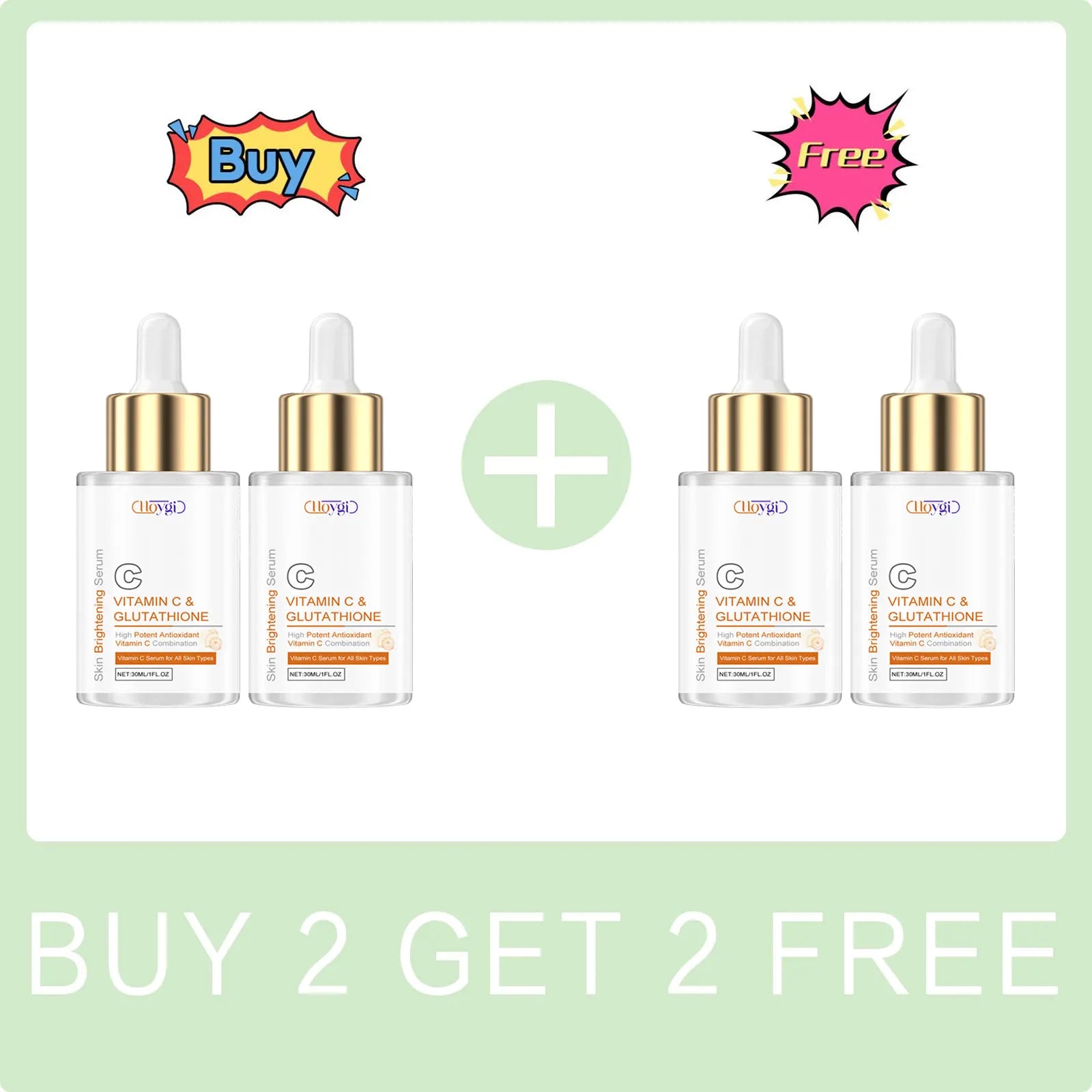 Vitamin C Serum Fade Melanin Dark Spots Corrector Even Skin Tone Remove Fine Lines Nourish Shrink Pores Brightening Face Essence Peaceful Pleasures Health and Wellness Buy 2 Get 2 Free