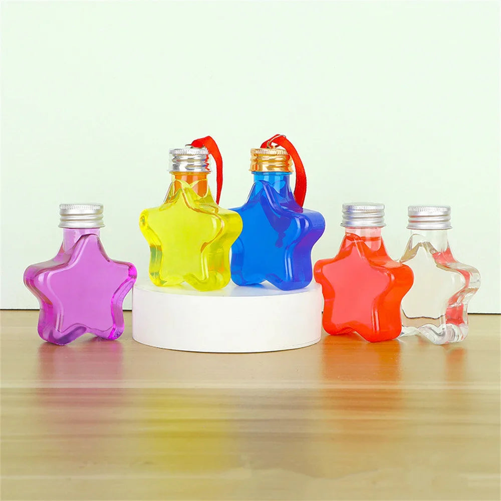 10-Pack Fillable Clear Christmas Ball Ornaments – 50ml DIY Baubles