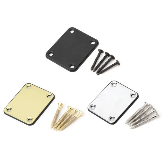Electric Guitar Neck Plate Fix Tele Joint Board 4 Screws Peaceful Pleasures Health and Wellness