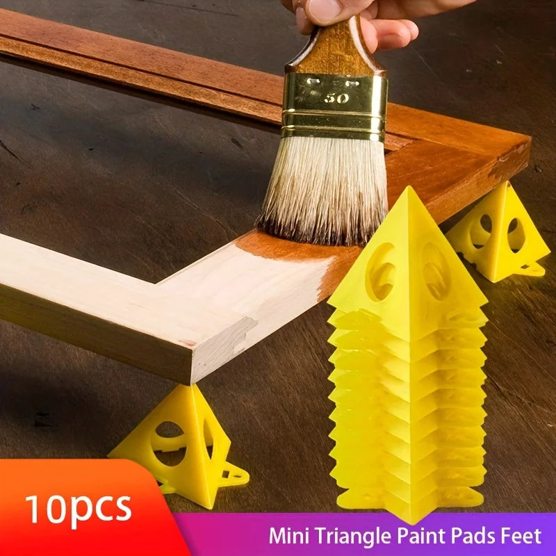 Woodworking Paint Rack Tool Carpenter Spray Pyramid Bracket Mini
