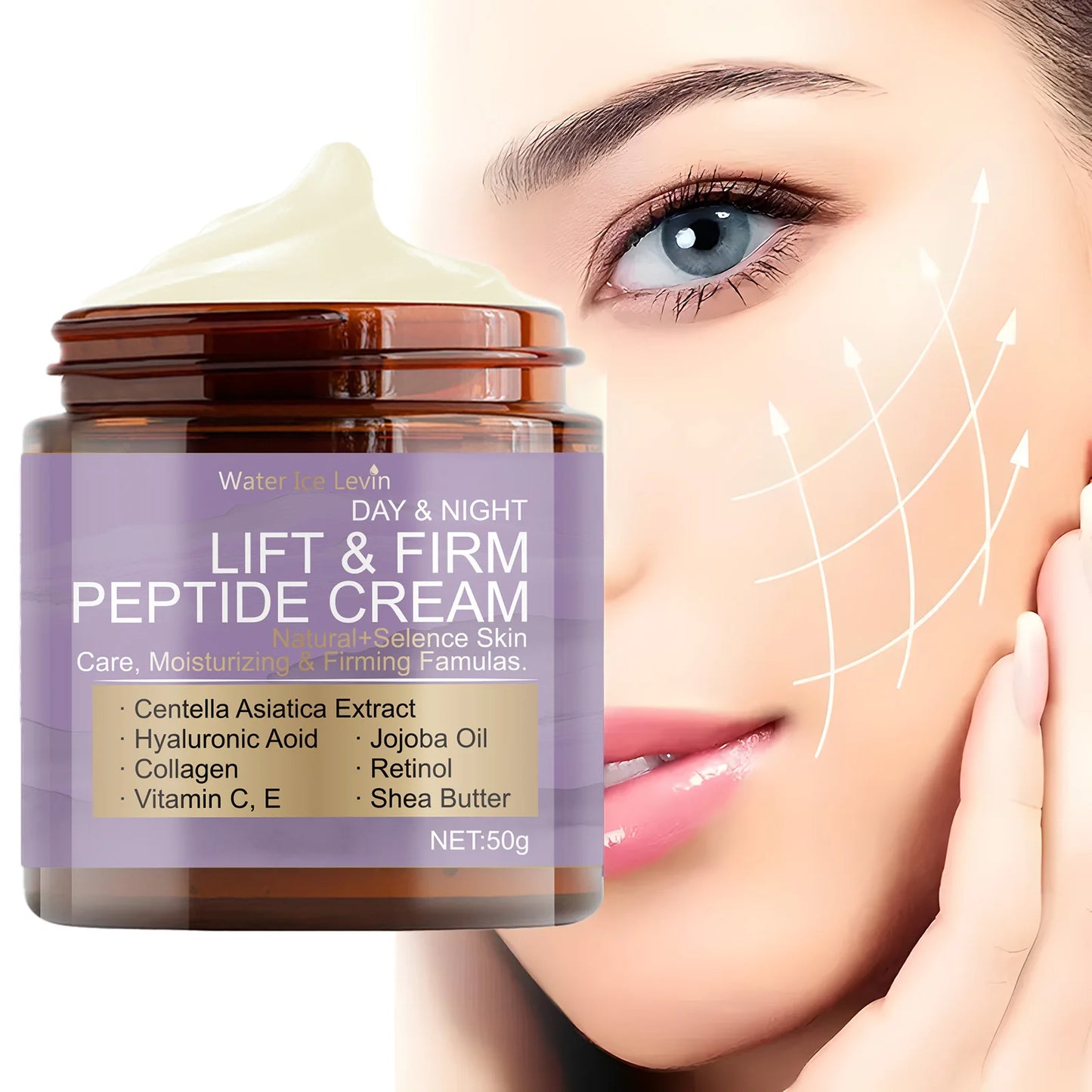Instant Face Lift Cream – Collagen, Retinol & Hyaluronic Acid