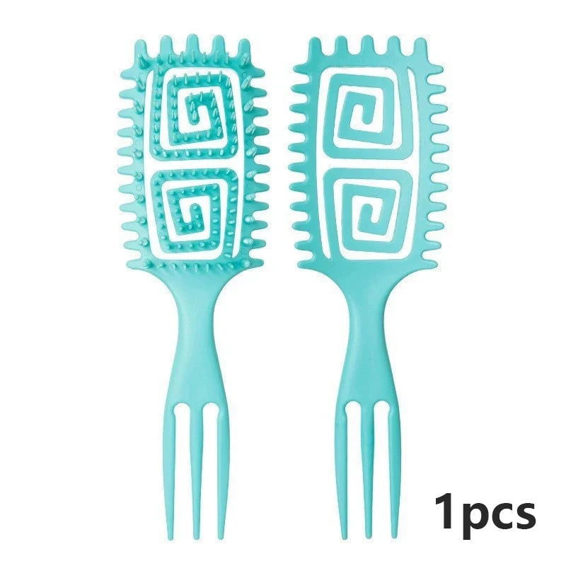 3-in-1 Curling Comb – Styling, Curling & Massage Tool