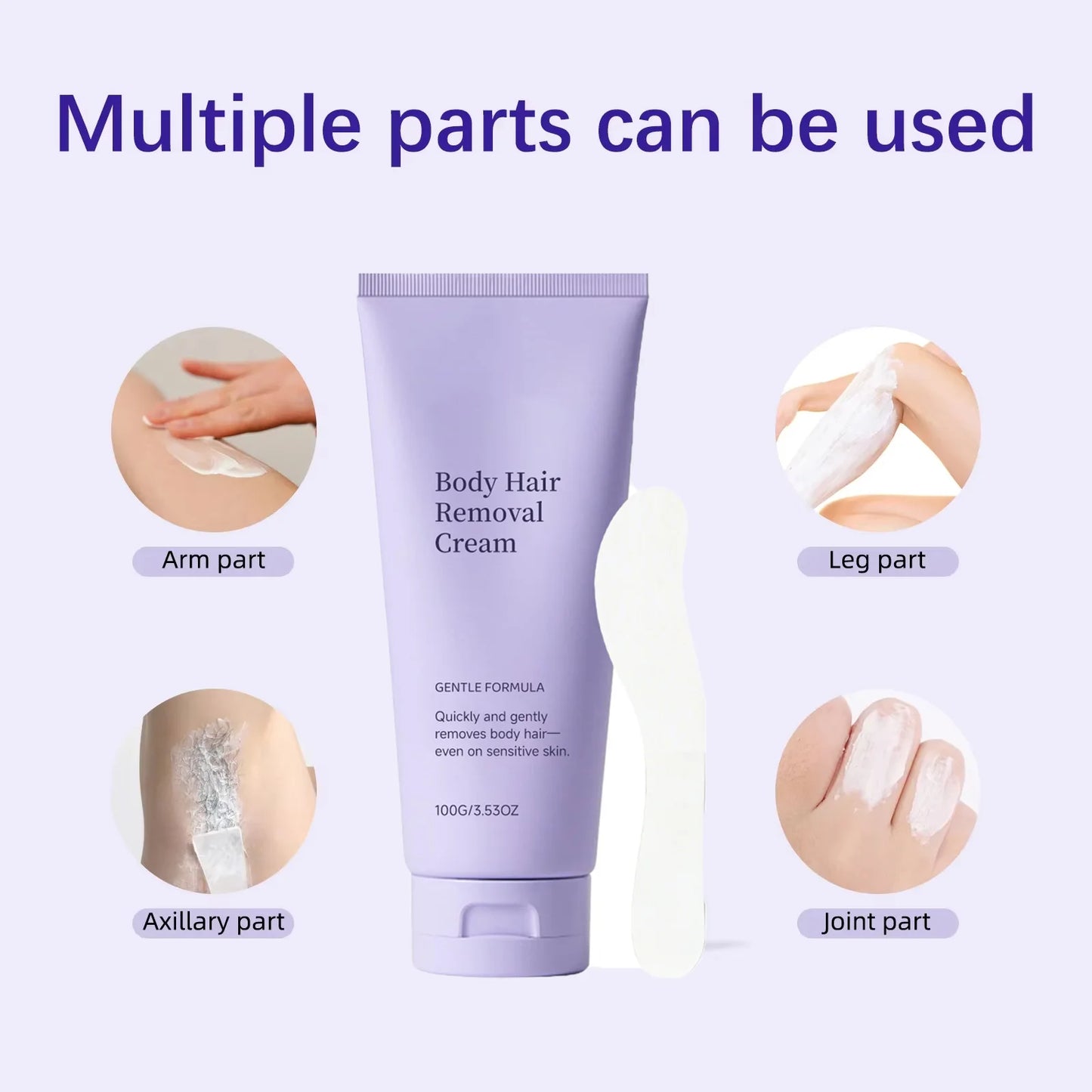 Painless Hair Removal Cream – Legs, Arms & Bikini Line