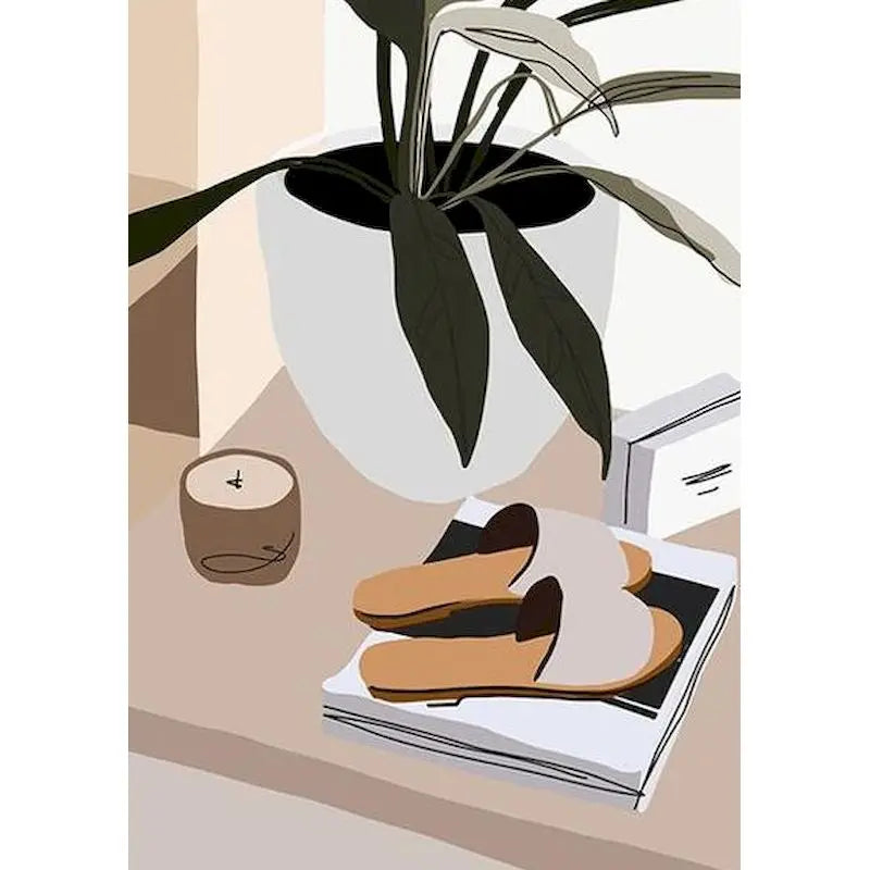 Paint by Numbers Interior Figure Canvas Kit 60x75cm | GATYZTORY