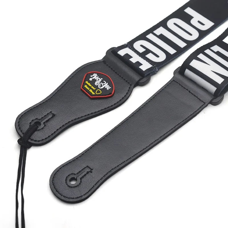 POLINE LINE Cordon Strap Yellow Black Optional Guitar Bass Electric