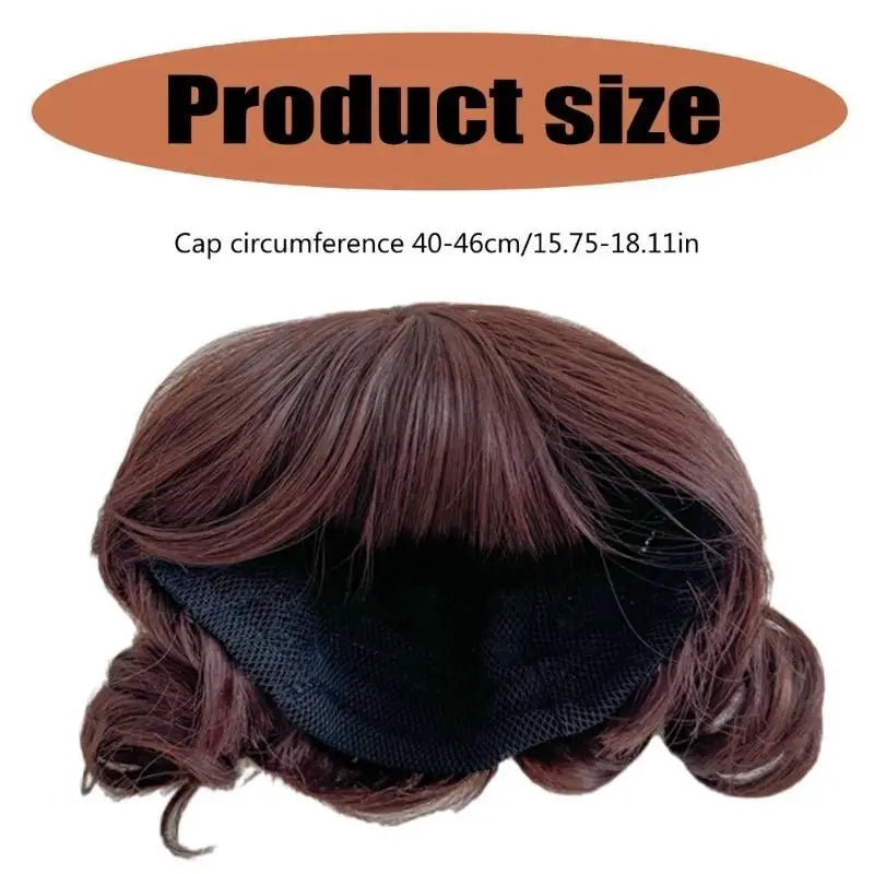 Baby Curly Bun Hat – Soft Cosplay Photo Prop for Boys & Girls