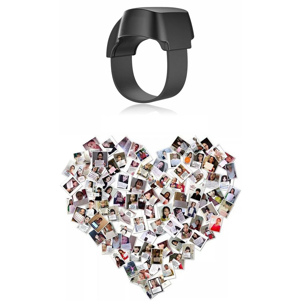 Bluetooth 5.1 Selfie Shutter Remote Ring – Wireless Phone Clicker Peaceful Pleasures Health and Wellness