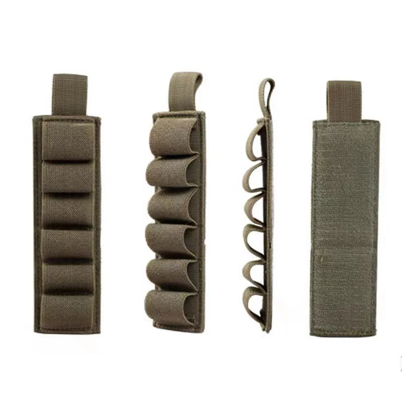 12 Gauge Shotgun Shell Holder – 6 Round Hook & Loop Strip