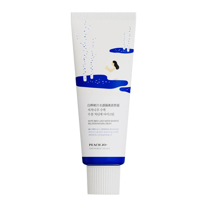 Birch Sap Primer Korean Hydrating Natural Makeup Effect Long-lasting Primer Refreshing Brighten All Skin Types Daily Face Cream Peaceful Pleasures Health and Wellness PEACH JO cream 50g