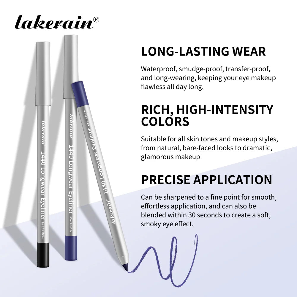 Eyeshadow Palette Eyeliner Set Rich High-intensity Colors Waterproof Sweatproof Long Lasting Color Natural Effect Eye Makeup Kit Peaceful Pleasures Health and Wellness