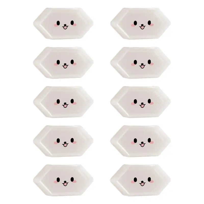 10-Pack Childproof Outlet Cover Plugs | 2-Hole Socket Safety