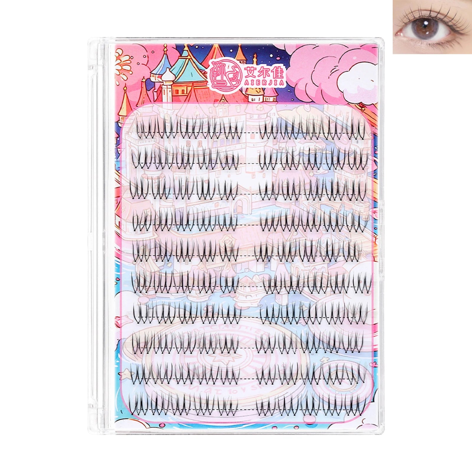 U-Shape Cluster Lashes | Wispy DIY Lash Extensions Cluster False Lashes Peaceful Pleasures Health and Wellness