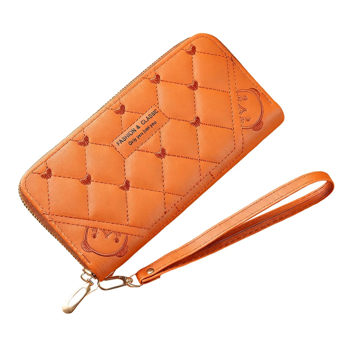 Long Wallet With Zipper Large Capacity Clutch Purse Multi Function Phone Coin Pouch For Women Peaceful Pleasures Health and Wellness