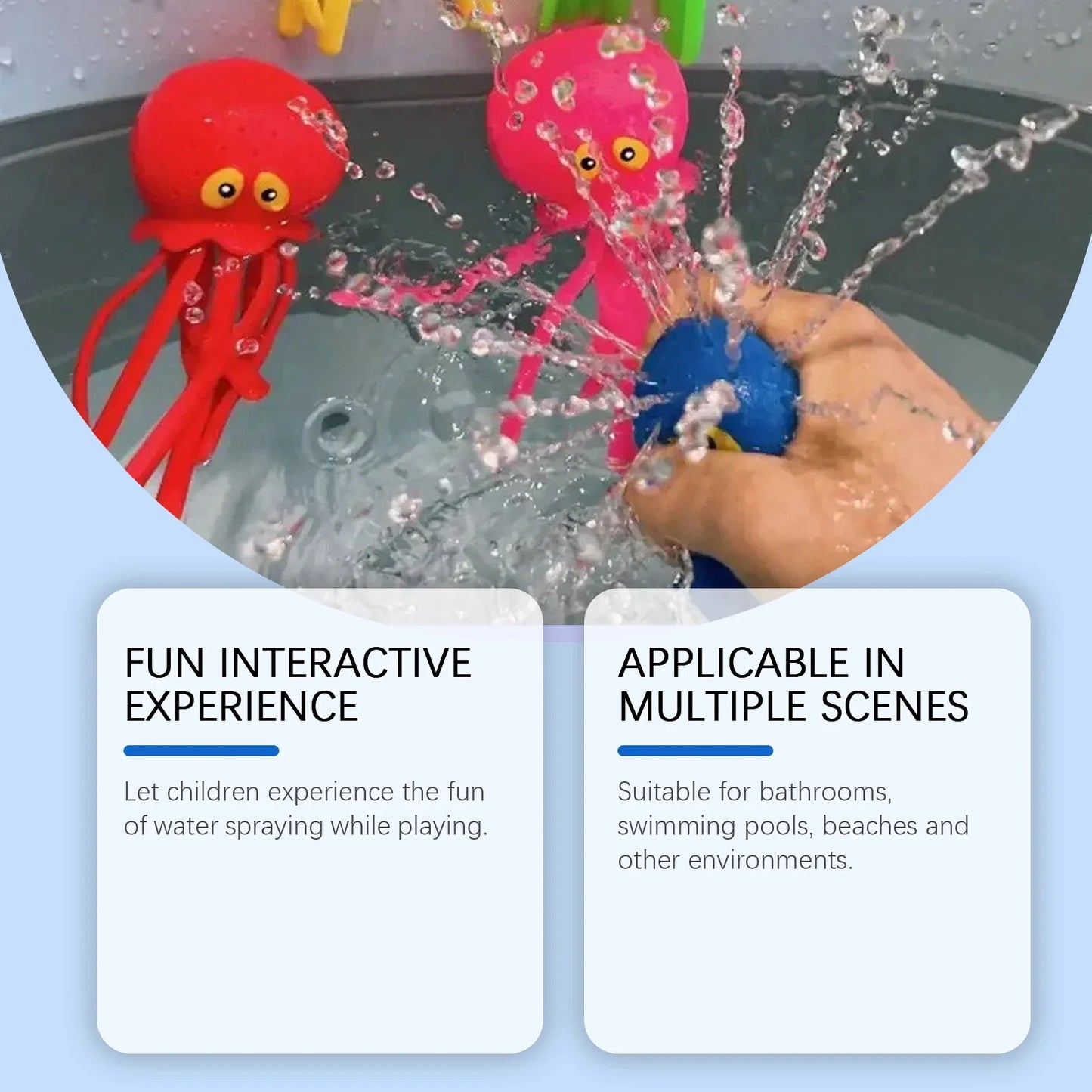 Squirt Octopus Squeeze Toy – Pool, Bath & Water Party Fun