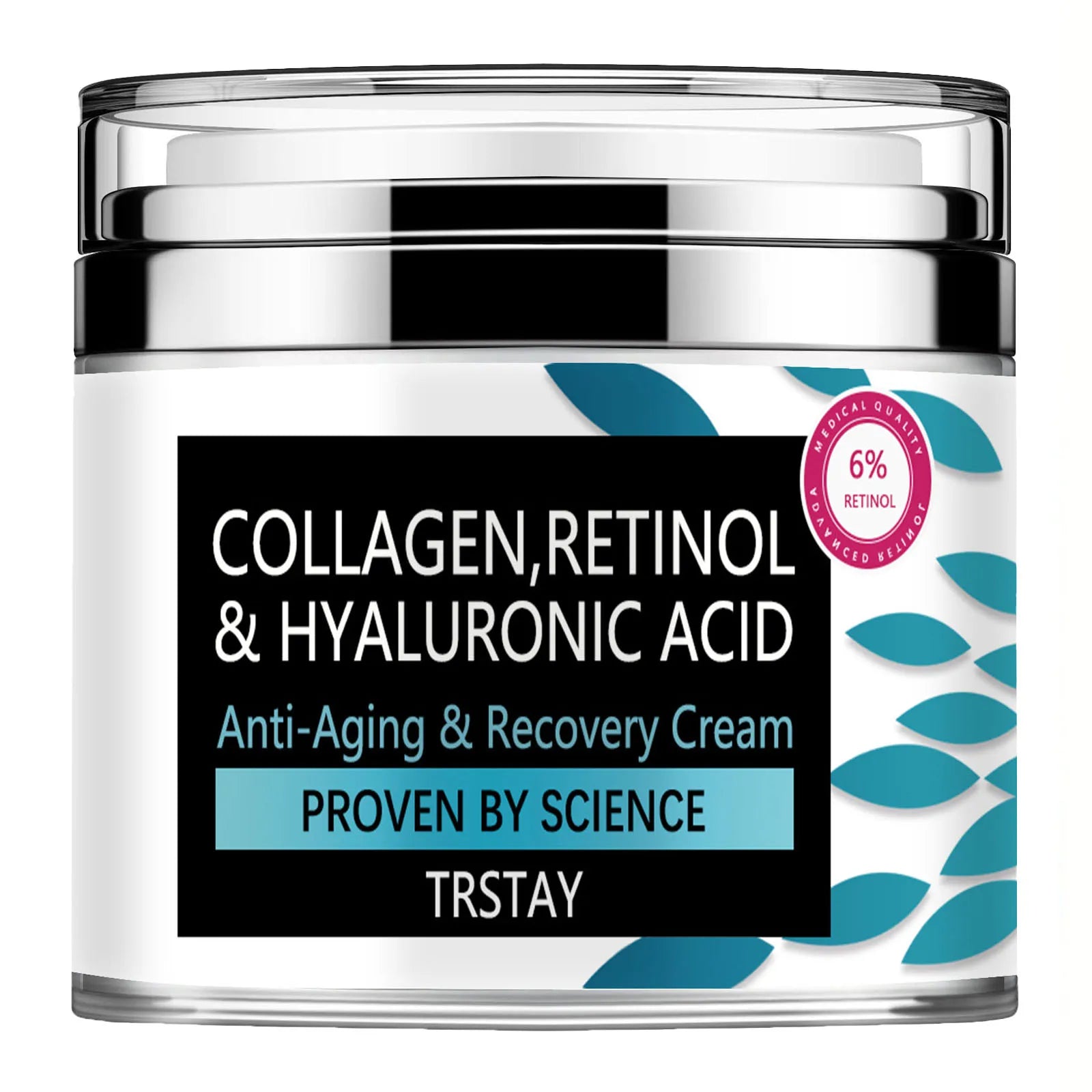 Collagen Cream for Face with Retinol and Hyaluronic Acid Peaceful Pleasures Health and Wellness 5G