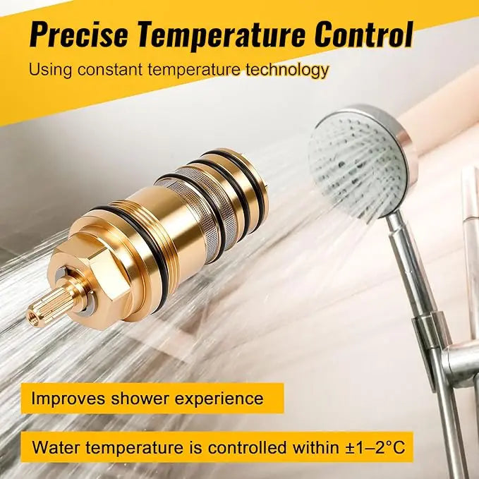 Brass Thermostatic Shower Cartridge | Mixer Valve Replacement