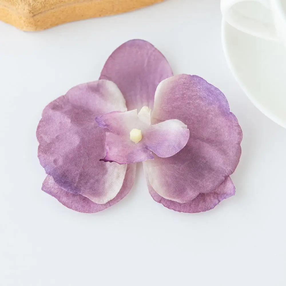 Silk Orchid Artificial Flowers 20/40pcs | Wedding & Home Decor