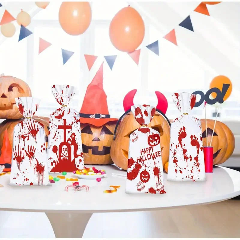 Halloween Trick or Treat Candy Bags 50-Pack | Kids Party Gift