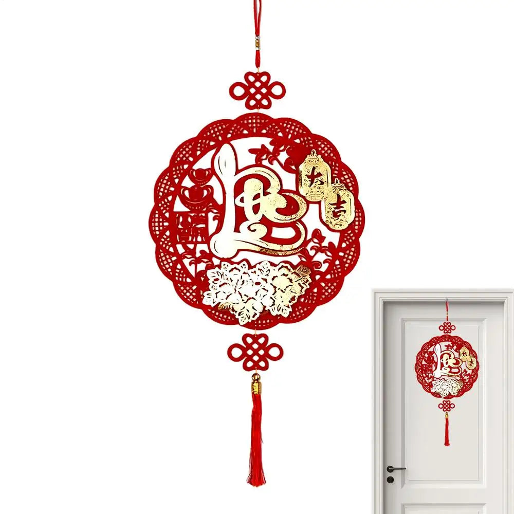 Chinese New Year Decorations Vietnamese Holiday Pendant 2026 Spring Festival Red And Gold Wall Decorations For Home Office Car Peaceful Pleasures Health and Wellness M China Mainland