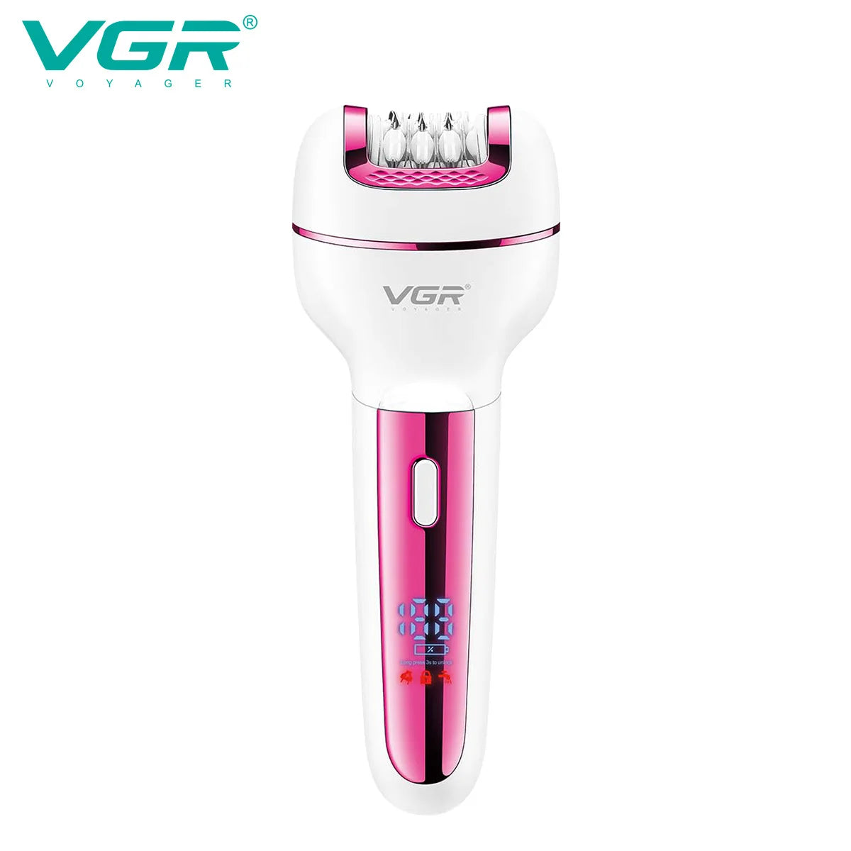 VGR 732 Original 3in1 Epilator Women Electric Shaver For Face Body Rechargeable Lady Trimmer Hair Removal Bikini Underarms Legs Peaceful Pleasures Health and Wellness