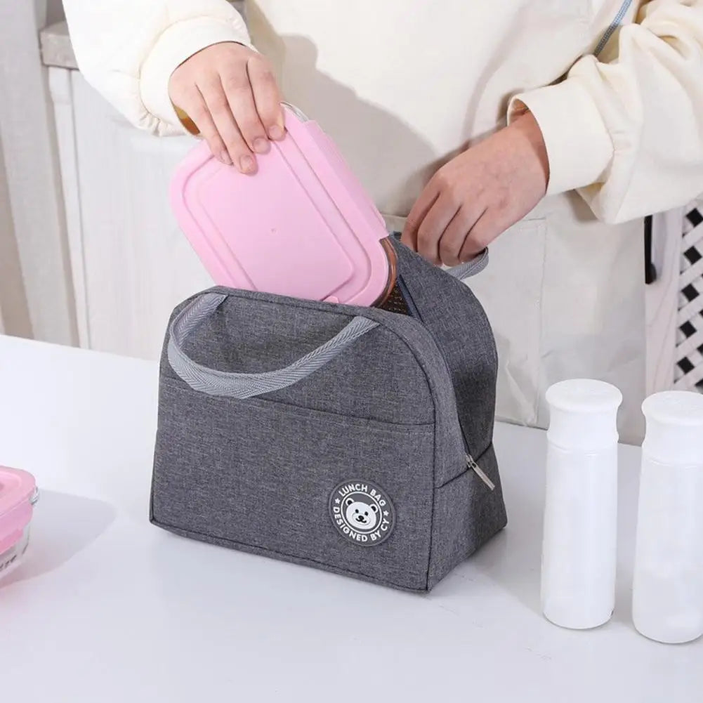 Thermal Insulated Lunch Bag – Waterproof Cooler Tote with Aluminum Foil Lining Peaceful Pleasures Health and Wellness
